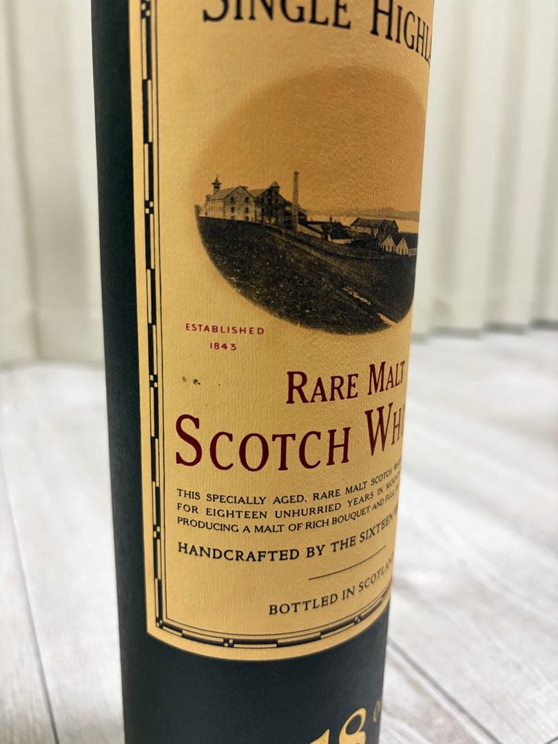 グレンモーレンジ18年 ウイスキー 750ml 旧ボトル レアモルト 新品未開栓
