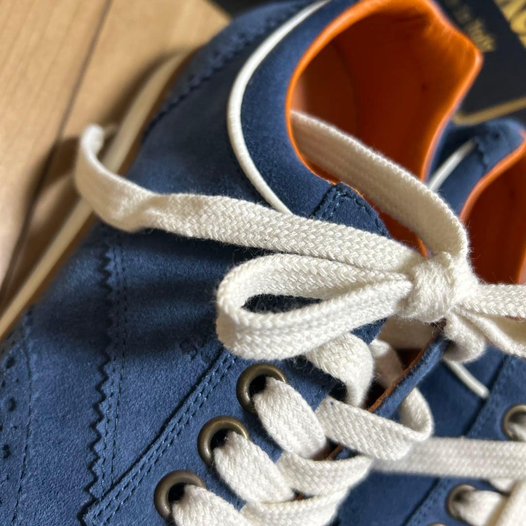 トリッカーズ　サイズ40 tricker's ecovel media ブルー