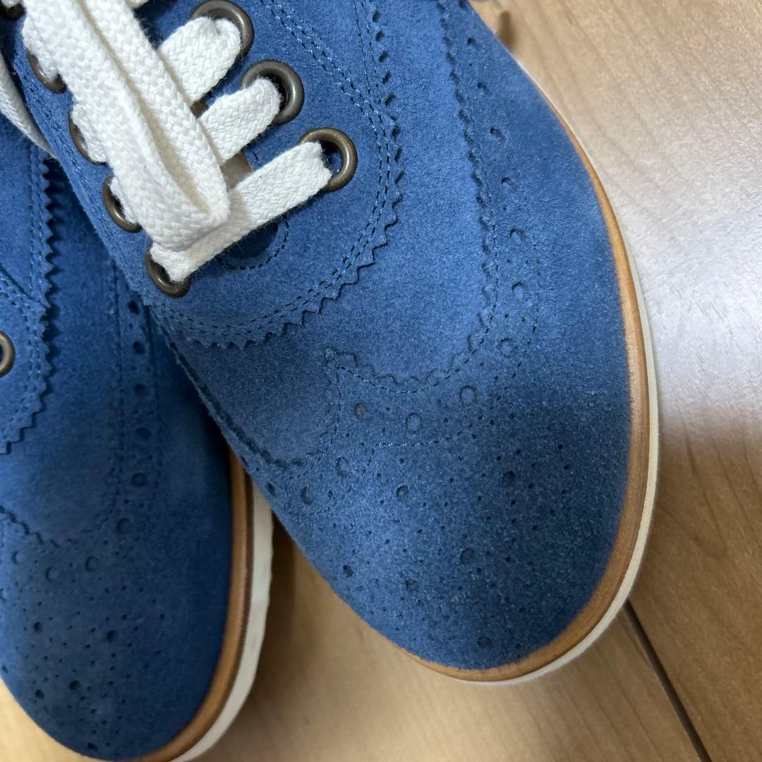 トリッカーズ　サイズ40 tricker's ecovel media ブルー