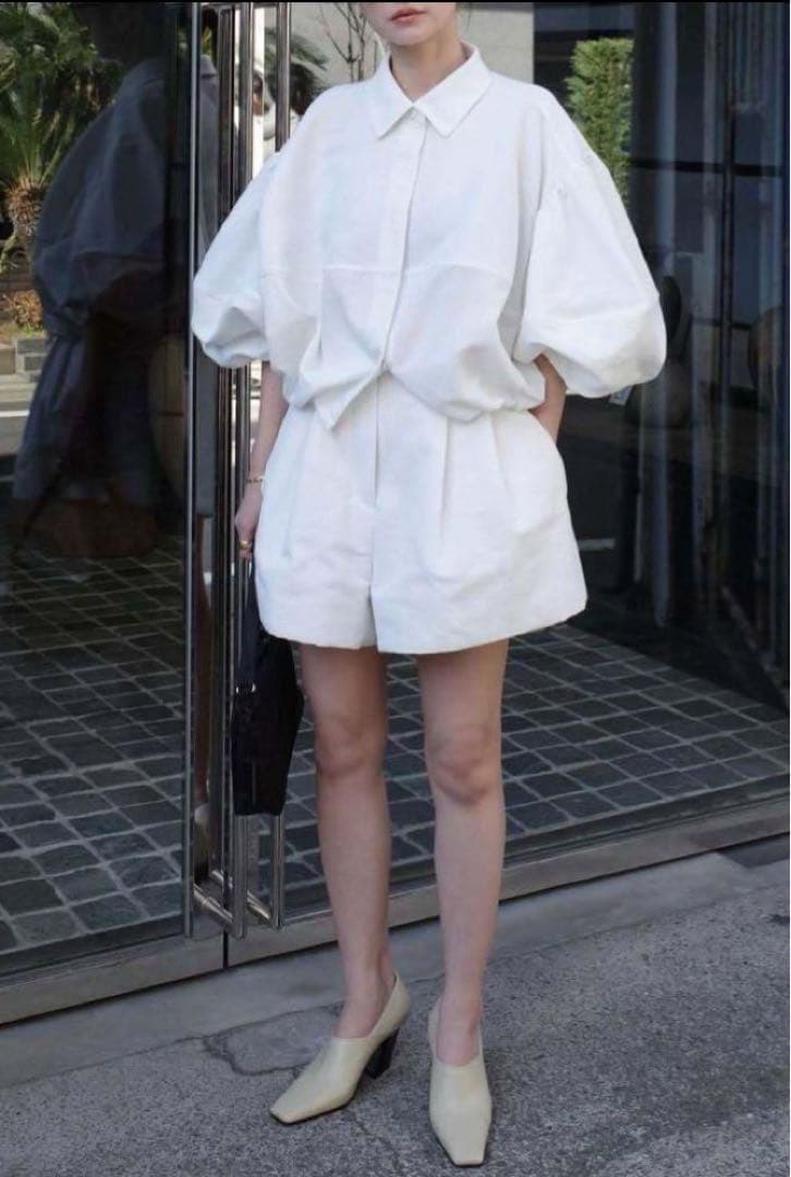 【CLANE 25SS 】DAD SHORT PANTS M