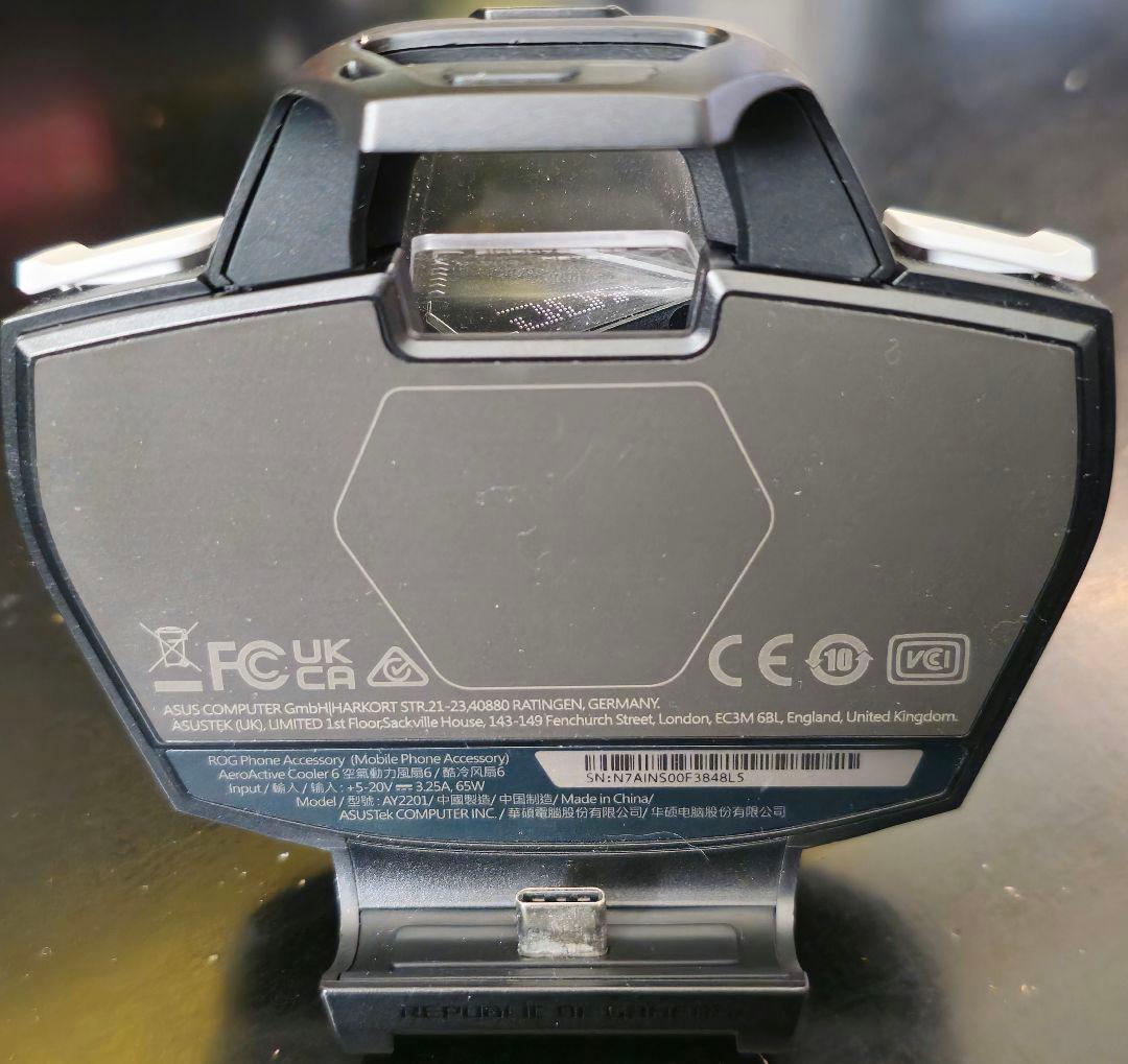 スマホアクセサリー ROG Aero active cooler 6