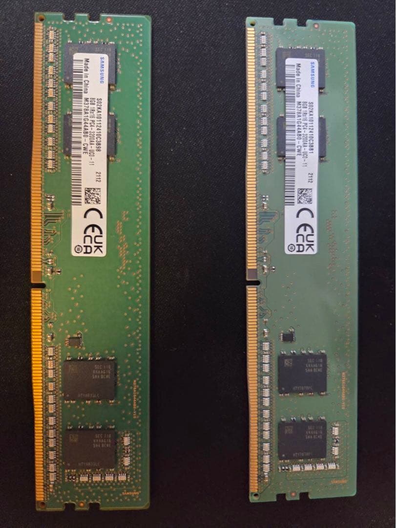 DDR4 8gb 2枚 合計16gb