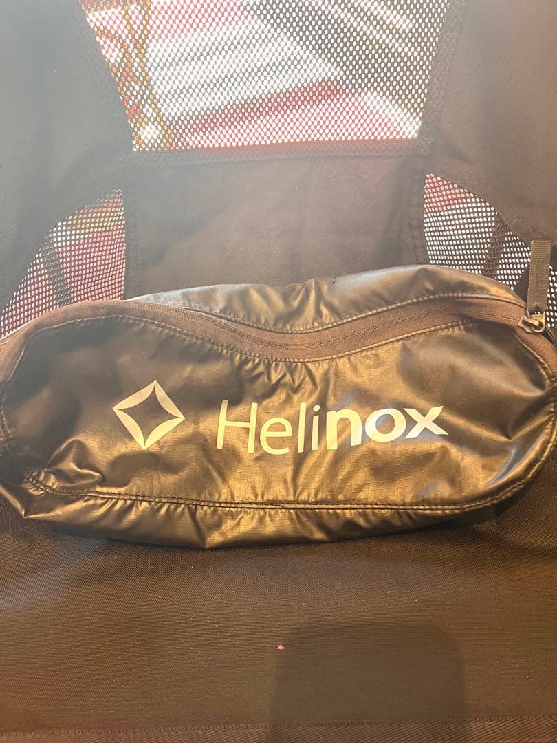 Helinox アウトドアチェア オールブラック　美品