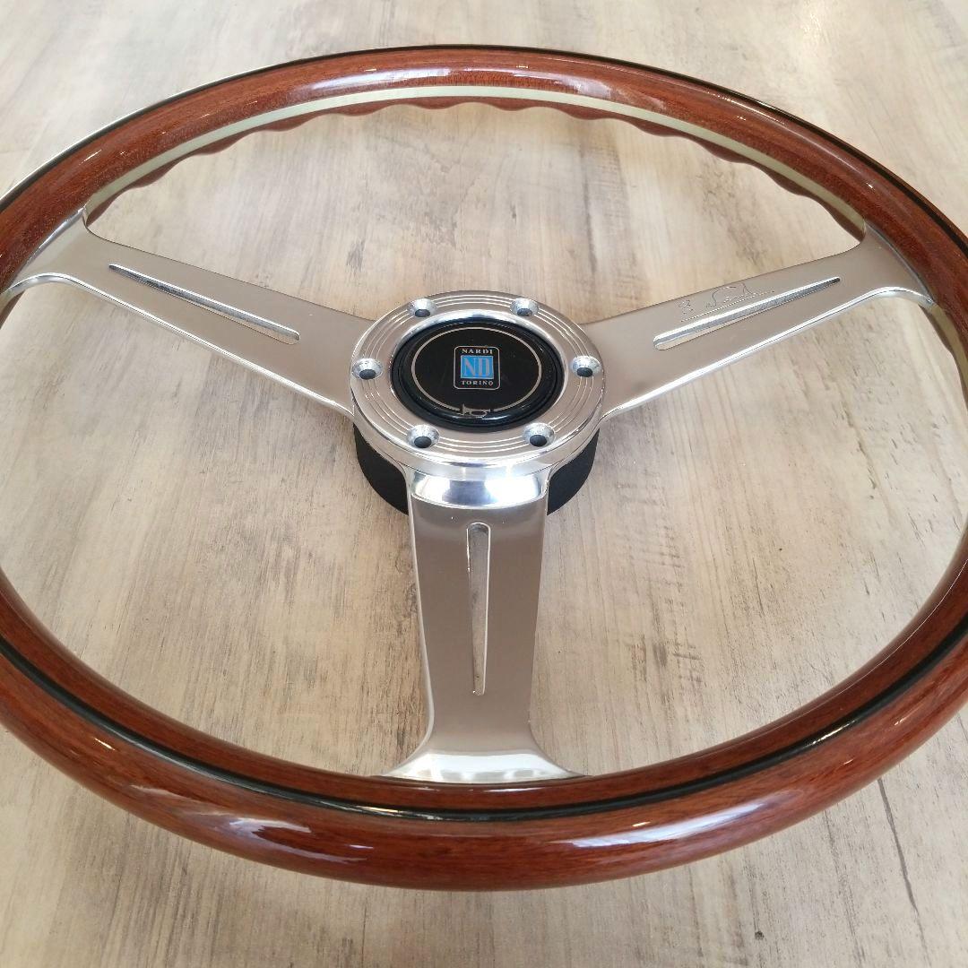 NARDI ナルディ/Viteウッド&ポリッシュスポークステアリング36Φ