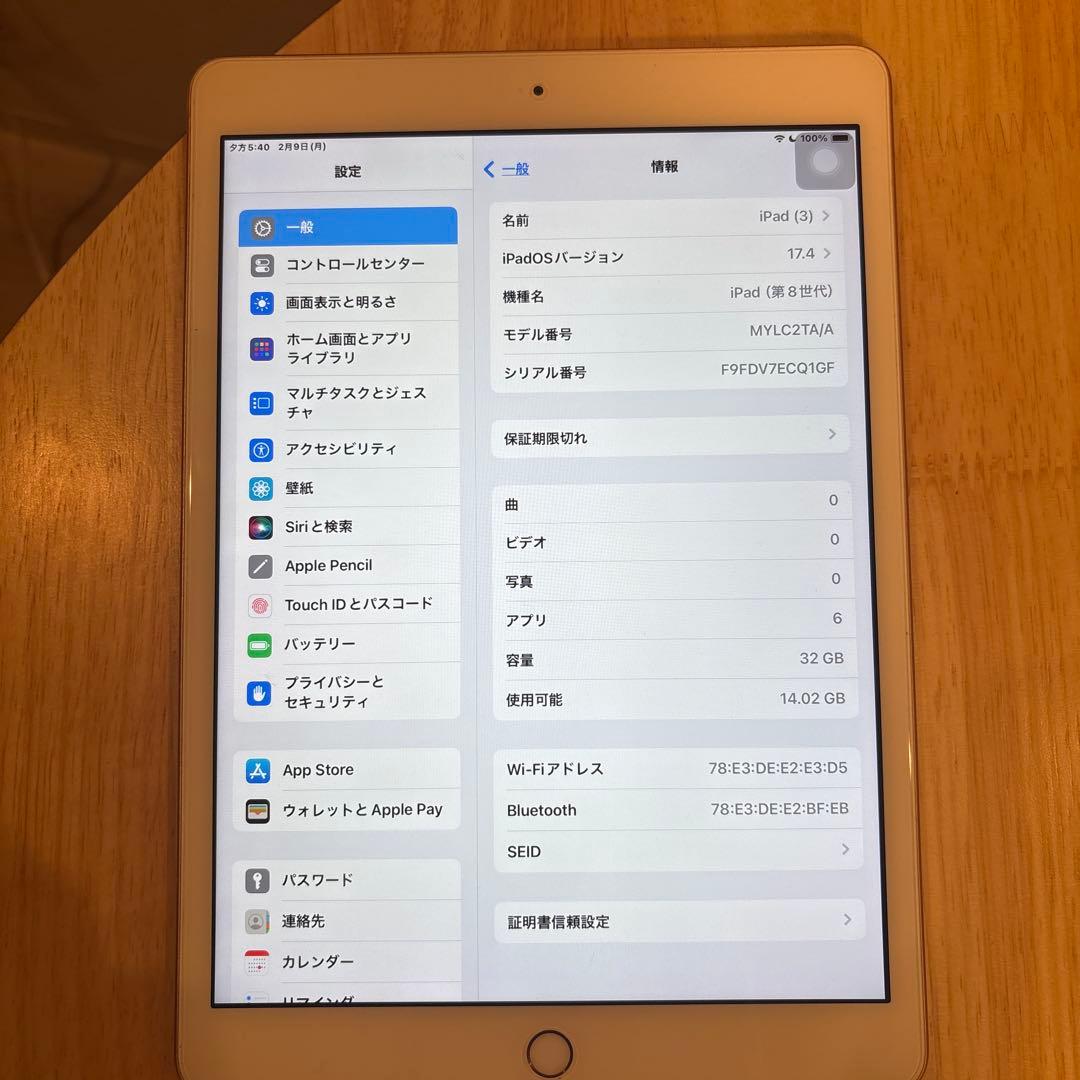 Apple iPad ゴールト