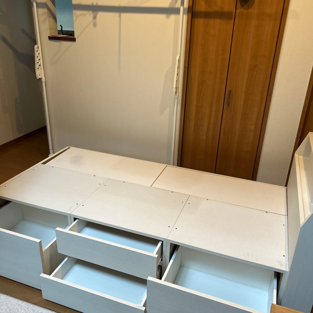 ニトリ　シングルベッド　収納付き❗️ 2022年購入❗️直接取り引き限定‼️