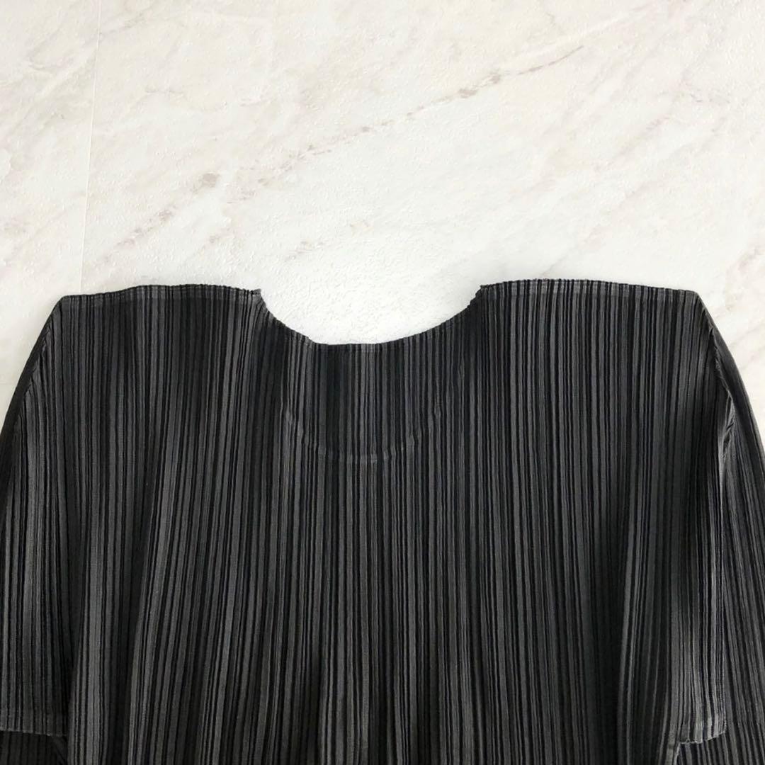✨美品✨プリーツプリーズ 長袖カットソー PP04-JK602 XLサイズ 黒