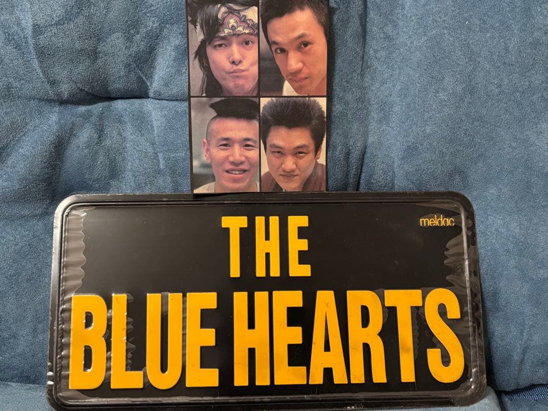 激レア！THE BLUE HEARTS ロゴプレート ファンクラブ限定品