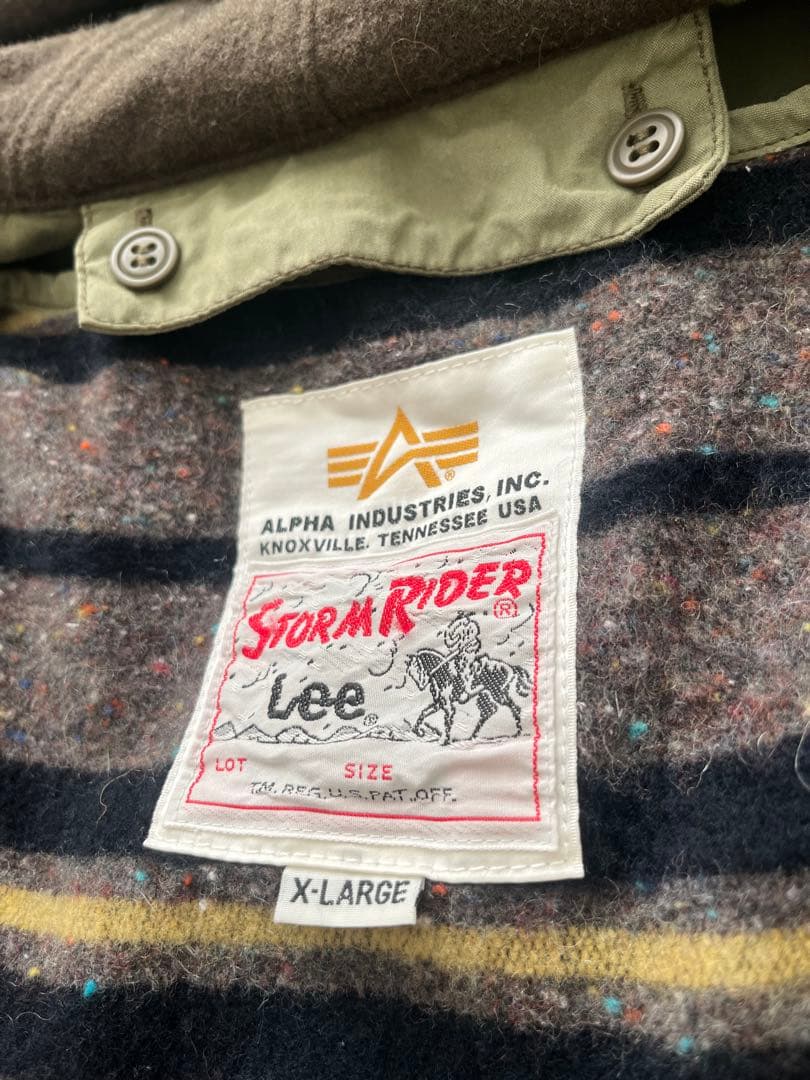 ALPHA Lee　アルファ リー ミリタリージャケット モッズコート　希少XL