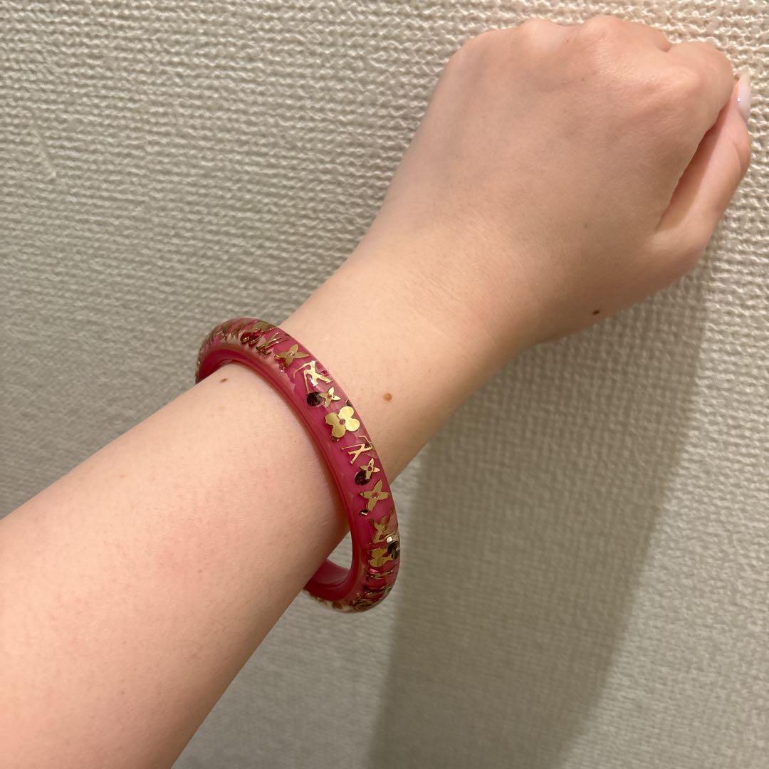 ルイヴィトン❁LOUIS VUITTON ❁ピンクバングル