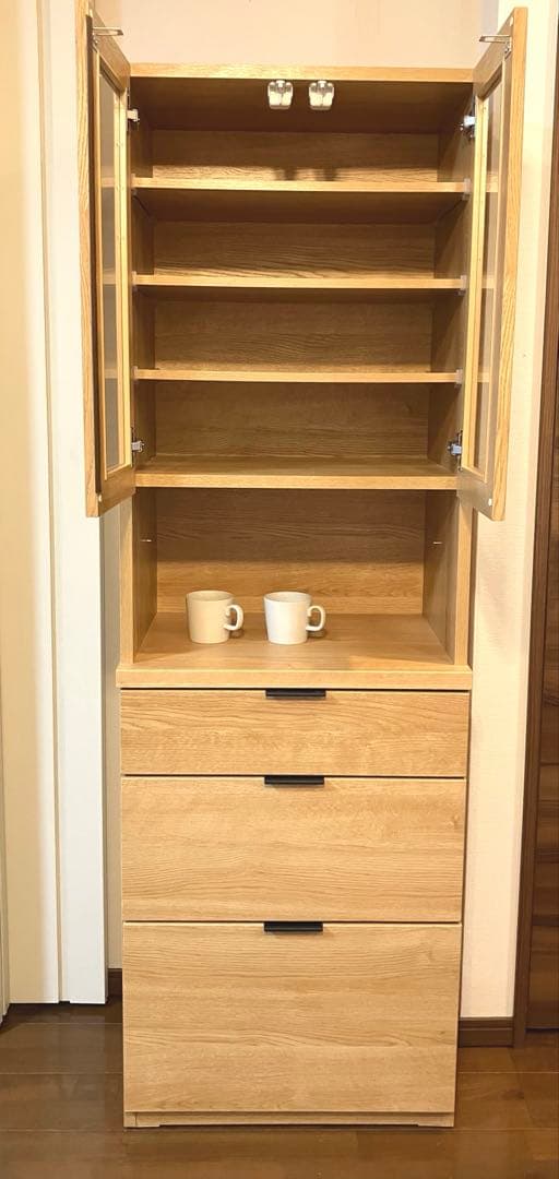 超美品！たのメル便発送・引き取りも可 ニトリエトナ 食器棚 ETONA-60DB