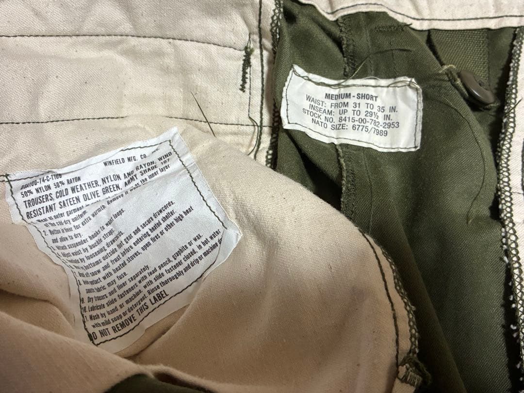 ゆ*マ様 m65 カーゴ　パンツ　medium short 1974 winfi