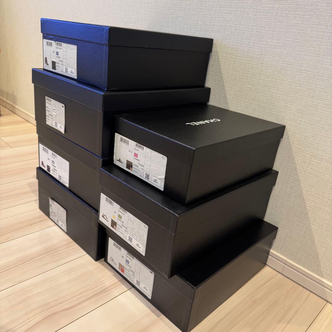 CHANEL スニーカー ブーツ 空箱7個セット
