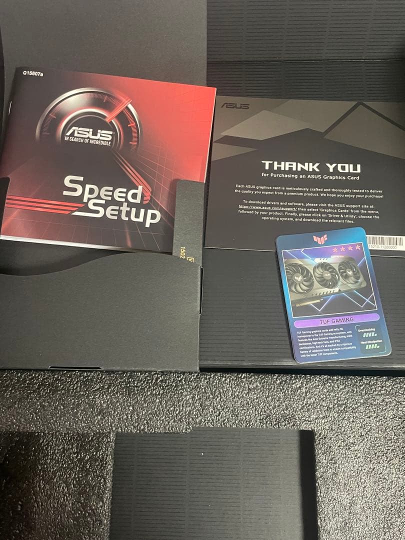 ASUS TUF GAMING Radeon RX 6800 XT 動作確認済