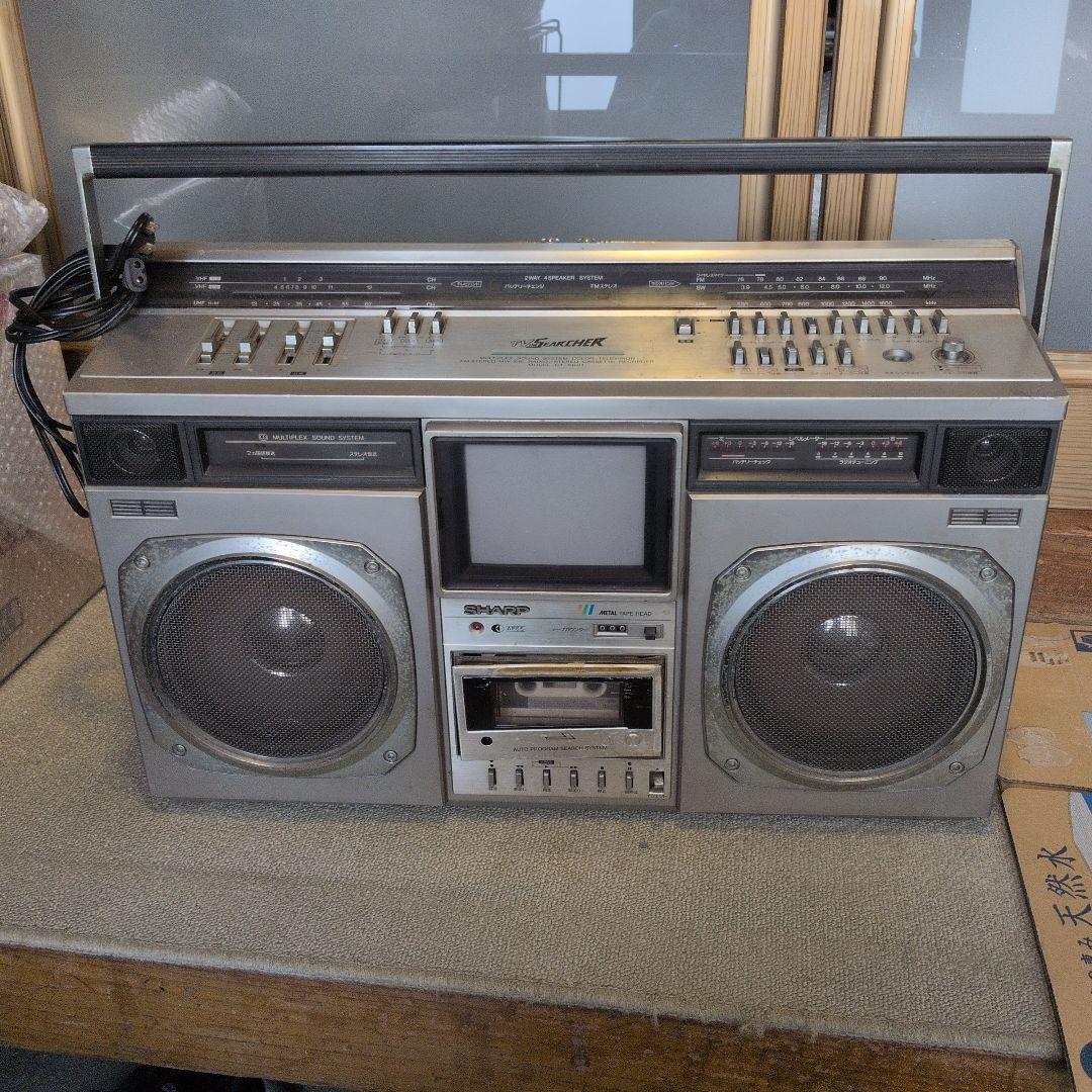 SHARP カセットデッキ　ラジオ　CT-6001