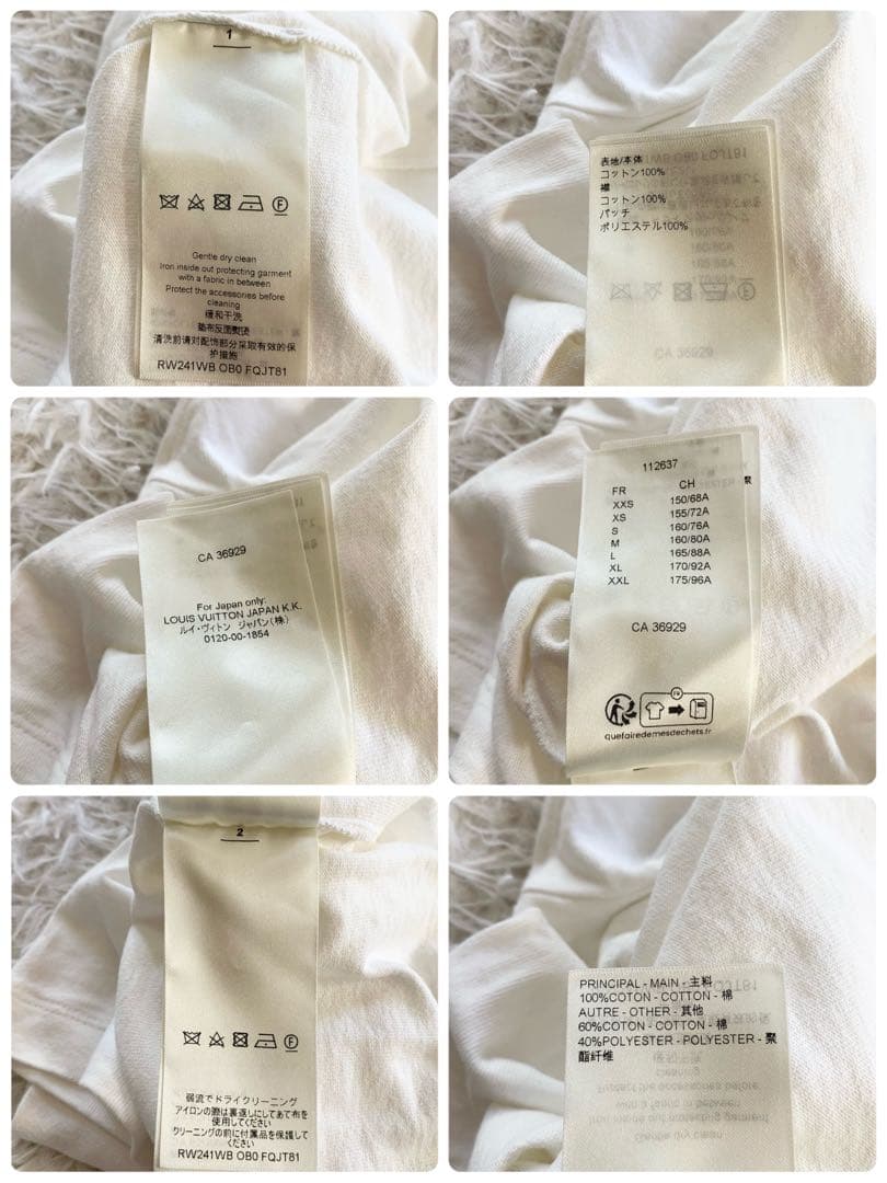 LOUIS VUITTON　ルイヴィトン　LVパッチクロップトップTシャツ　S