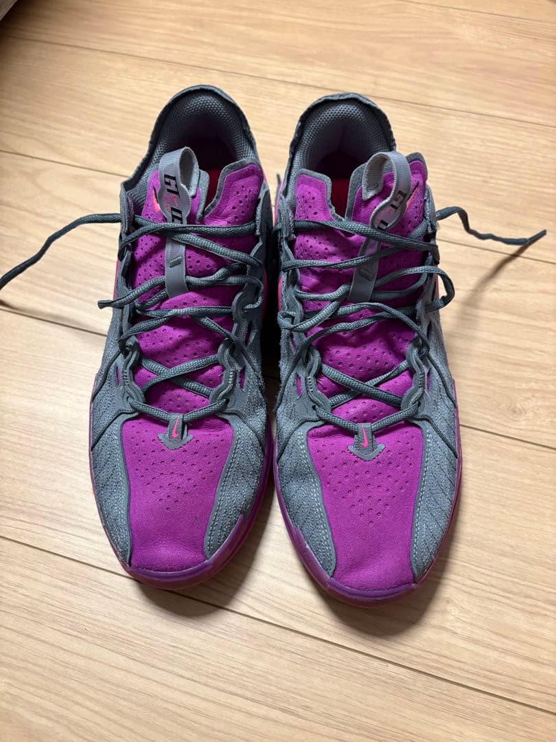 GTカット3 NIKE バスケットボールシューズ 紫/グレー