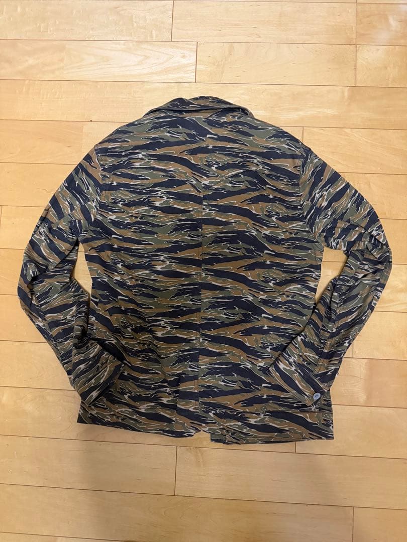 SKULL FYIGHT スカルフライト タイガー カモ ジャケット 2XL