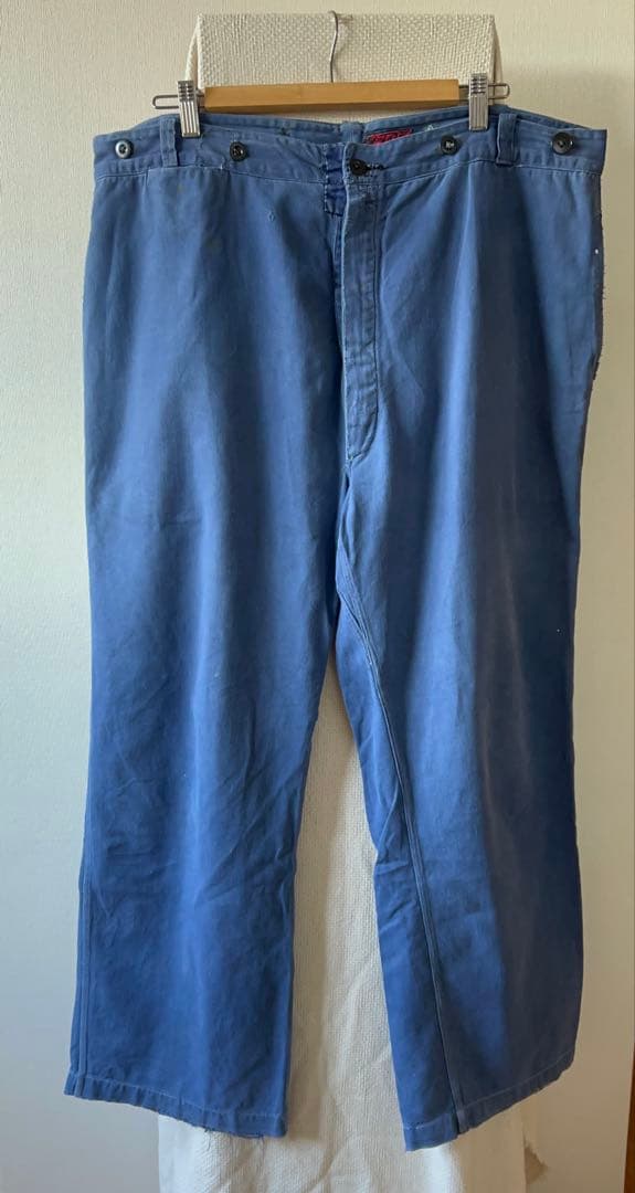 40s-50s FOR 極太シルエット ワークパンツ フレンチ ユーロ メティス