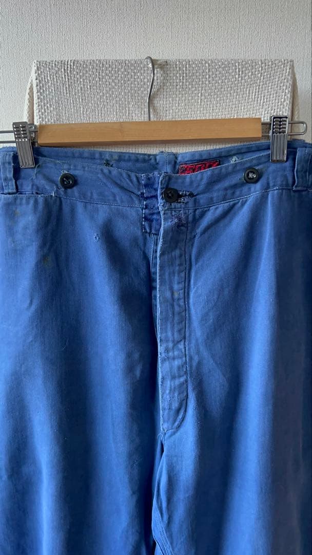40s-50s FOR 極太シルエット ワークパンツ フレンチ ユーロ メティス