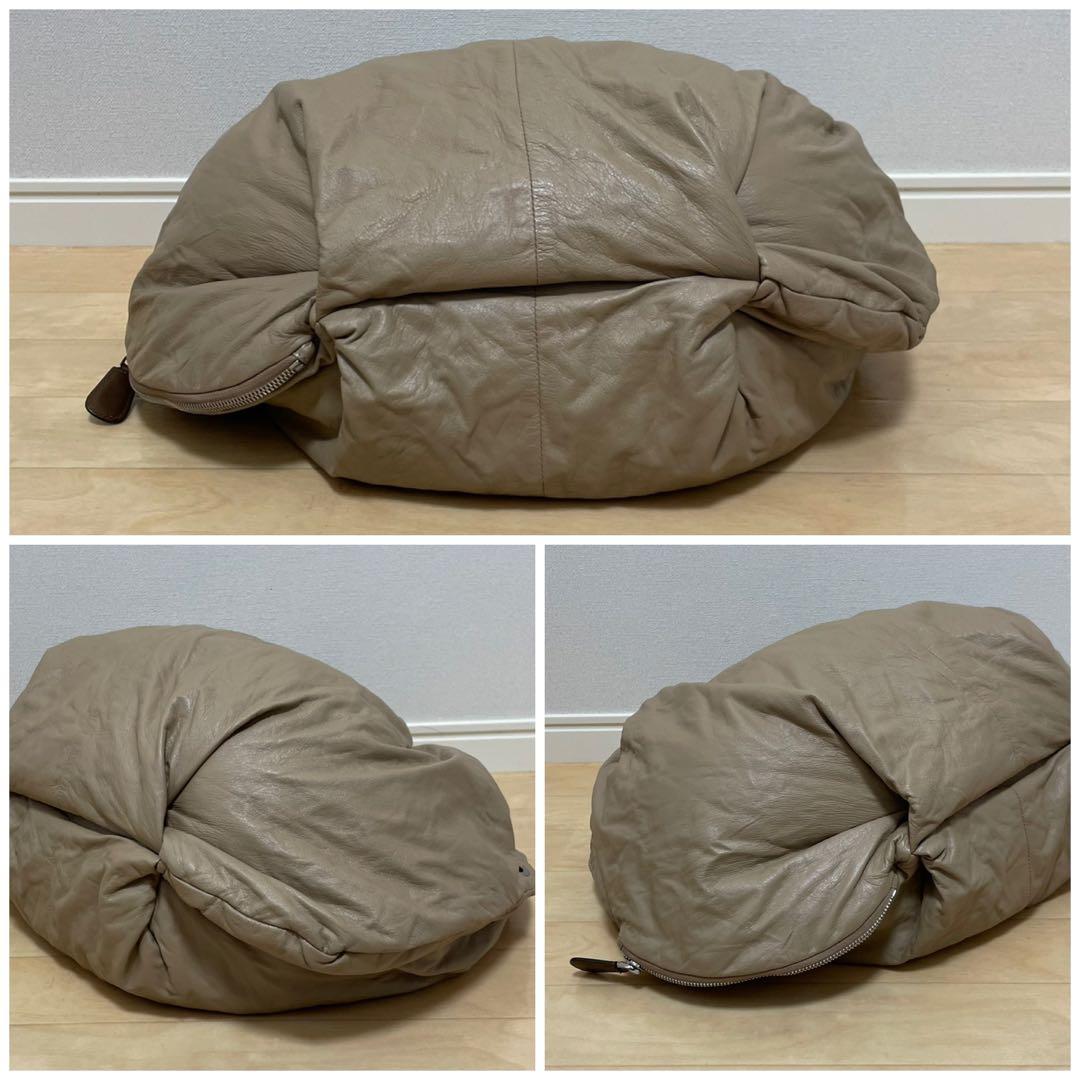 ■MARNI（マルニ）美品 /レザー/ハンドバッグ/ベージュ系