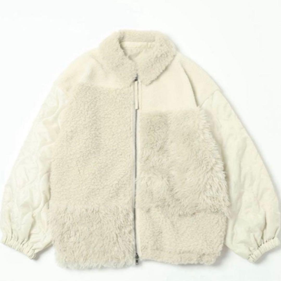 ニコアンド　アウター　ファー　ブルゾン