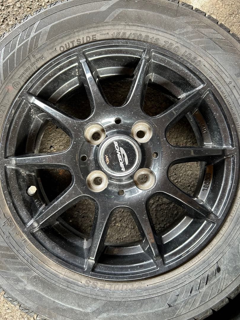 ⭐︎新春セール⭐︎ヨコハマ　スタッドレスiG60 4本　155/70R13 21年製