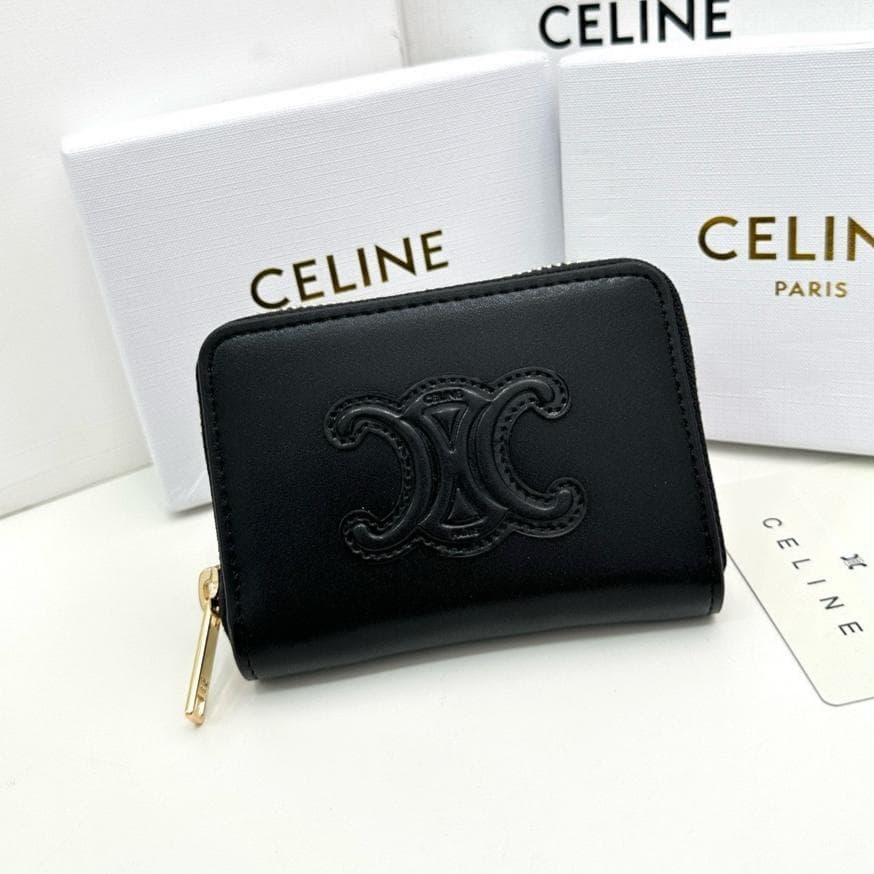 Triome Cuir ブラックレザー ケース ロゴ入り