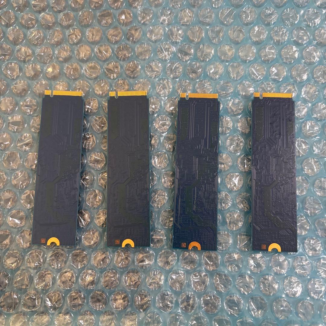 ②NVMeSSD WD Black WDS256G1X0C 4枚セット