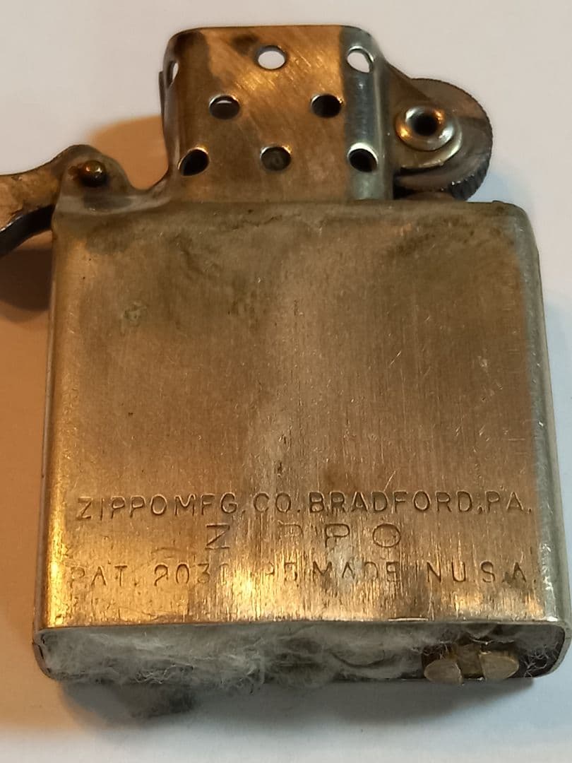 ZIPPO スターリングシルバー950 彫金 インサイドユニット希少 動作正常