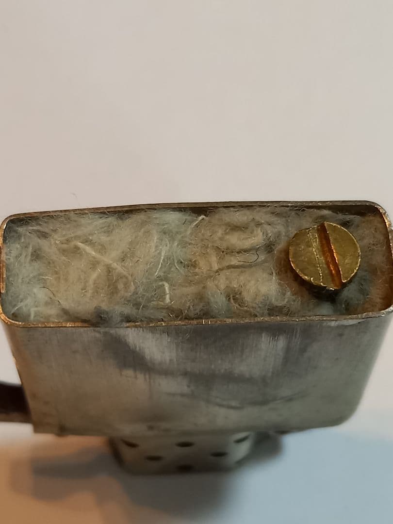 ZIPPO スターリングシルバー950 彫金 インサイドユニット希少 動作正常