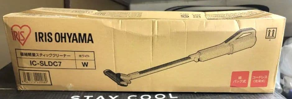 新品　アイリスオーヤマ　極細軽量スティッククリーナー IC-SLDC7　白