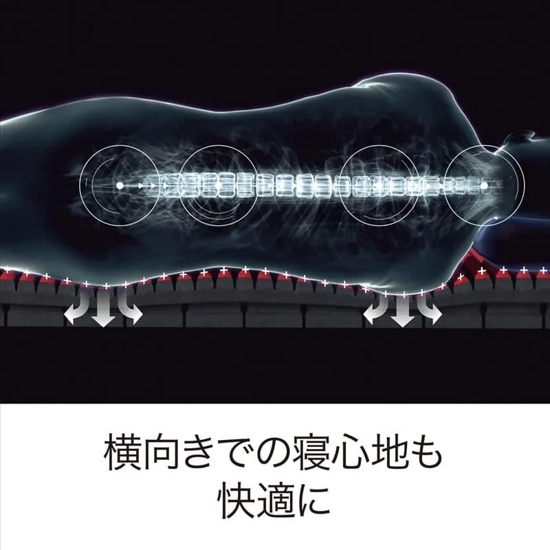 【東京西川】［エアーSI］マットレスREGULAR ブラック　シングル　未使用品