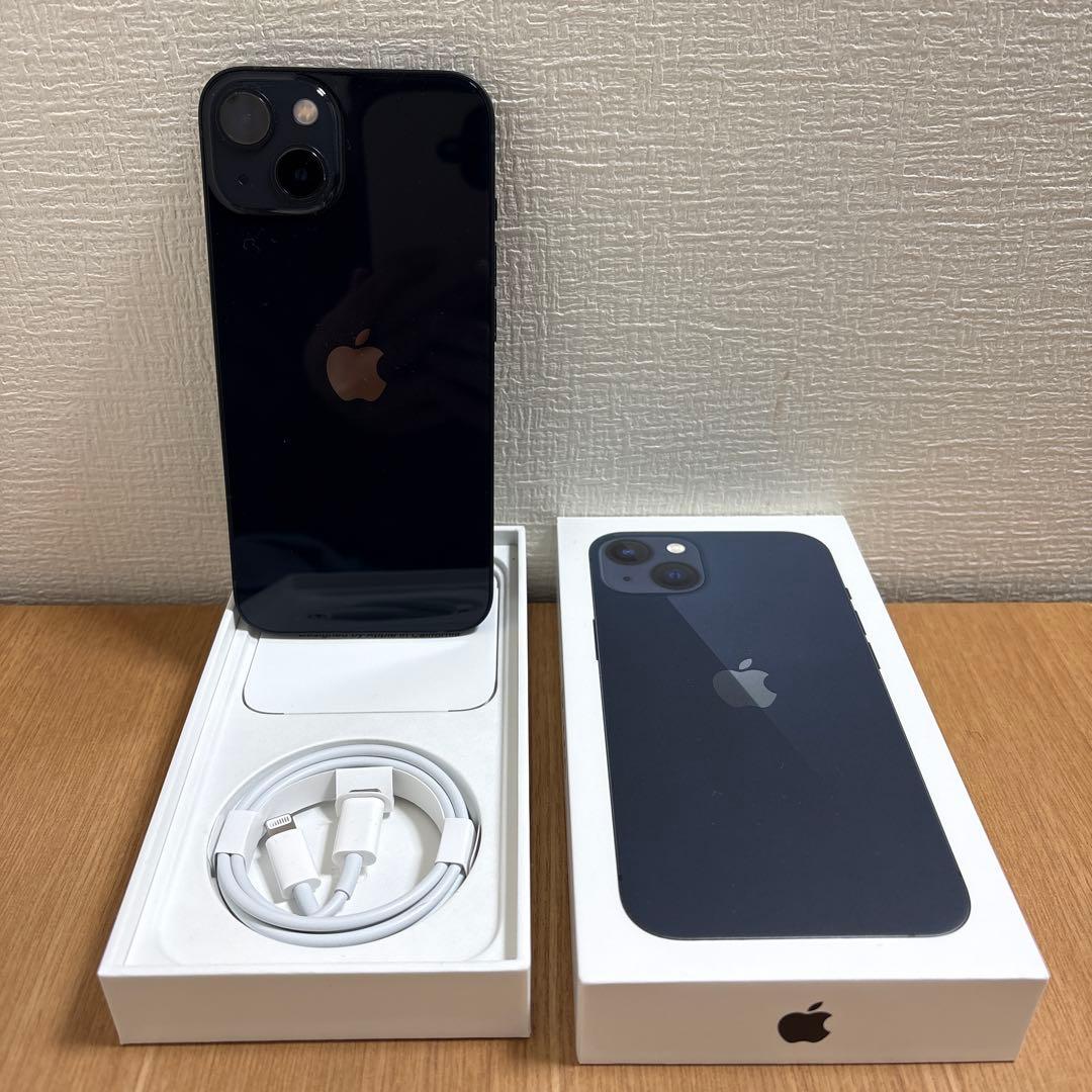 Apple iPhone 13 ミッドナイト　本体 充電ケーブル付き