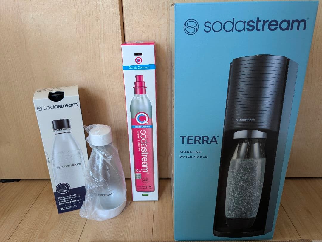 新品未使用 ソーダストリーム TERRA(テラ) 特別パッケージ ブラック