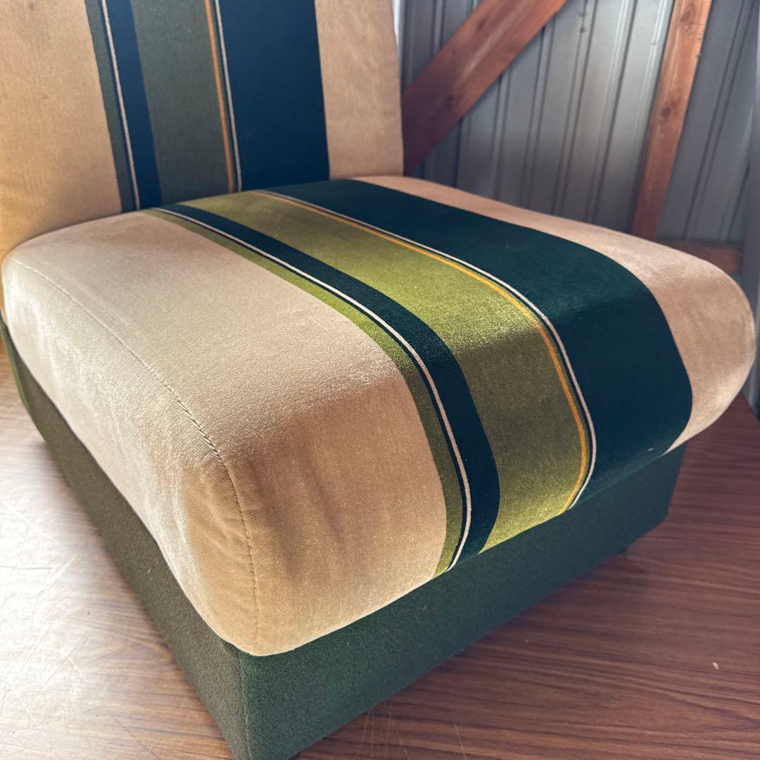 ビンテージ　70年代　時代　一人掛け　ソファ　ミッドセンチュリー