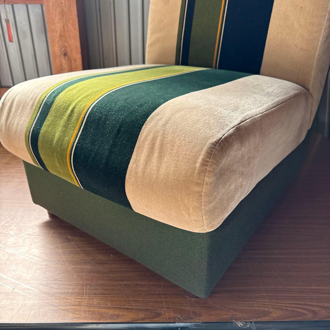 ビンテージ　70年代　時代　一人掛け　ソファ　ミッドセンチュリー