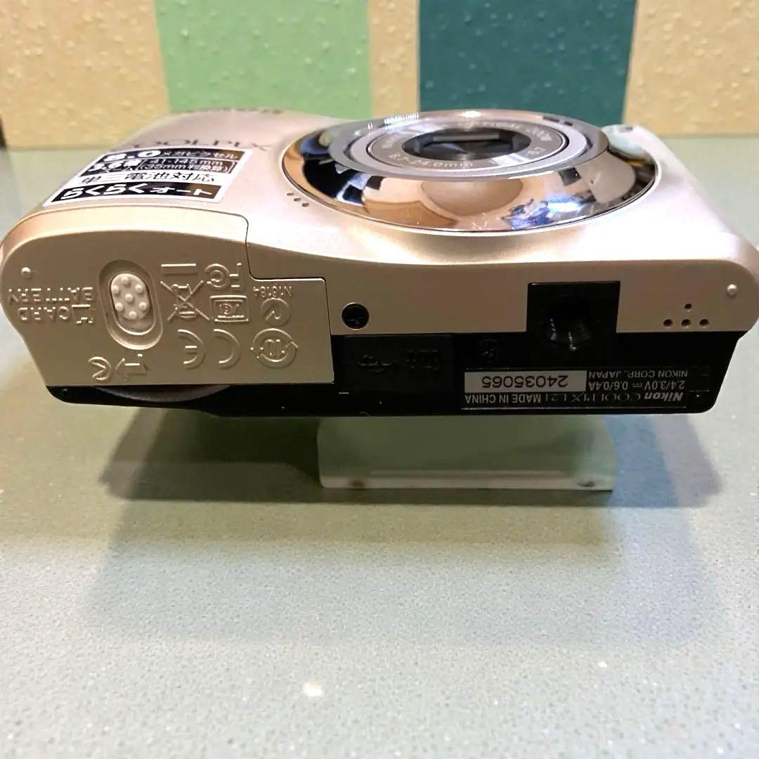 [美品 乾電池駆動] Nikon(ニコン)クールピクス L21 シルバー