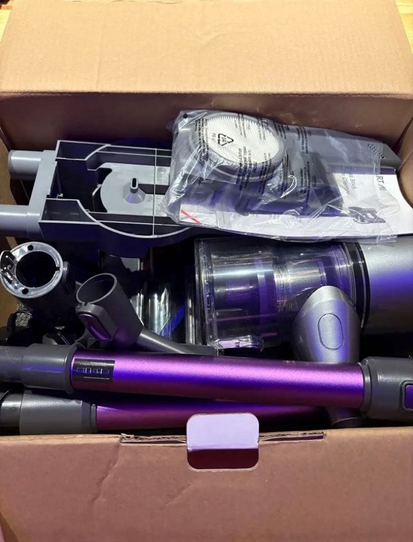 ★smarai★掃除機 コードレス パープル