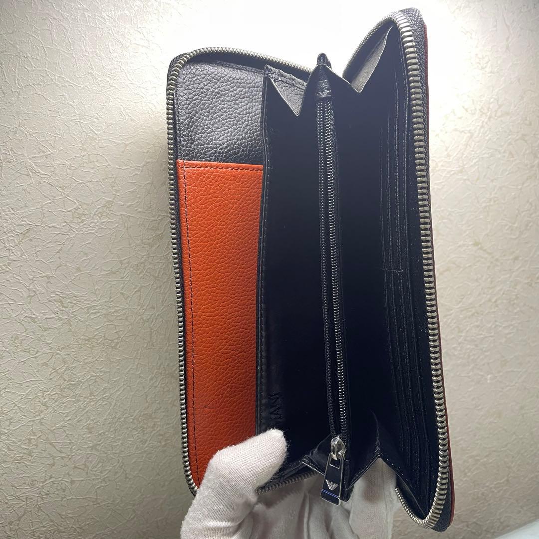 EMPORIO ARMANI エンポリオアルマーニ　長財布　【オレンジ】