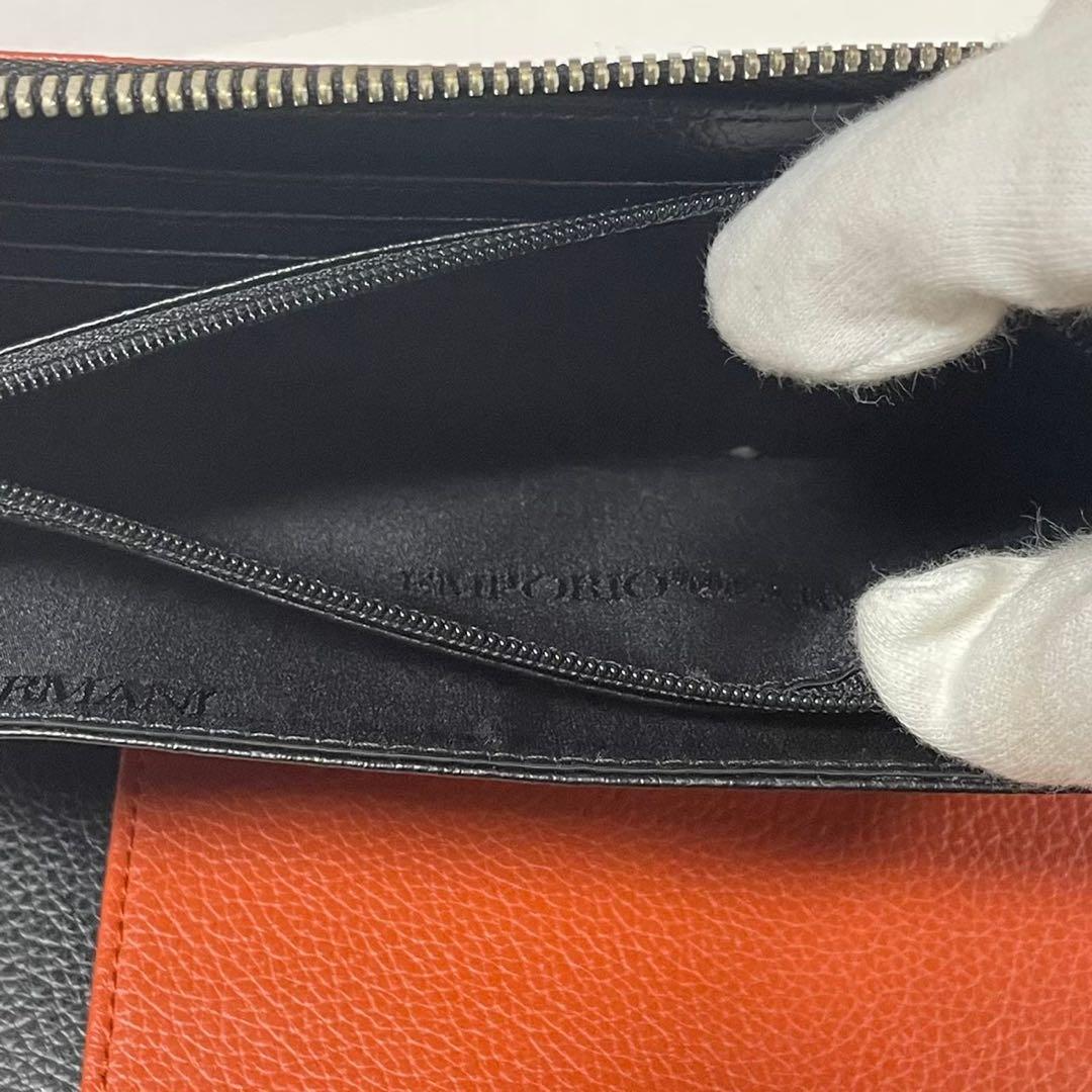 EMPORIO ARMANI エンポリオアルマーニ　長財布　【オレンジ】