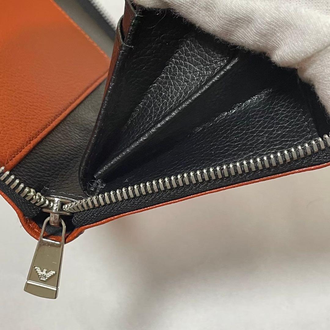 EMPORIO ARMANI エンポリオアルマーニ　長財布　【オレンジ】