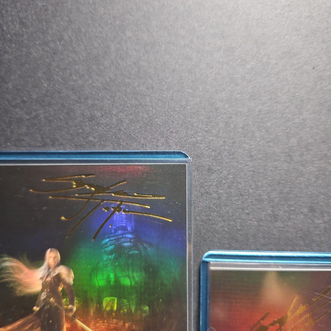 [箔押しサイン] セフィロス・ クラウド・ストライフ (シークレット)