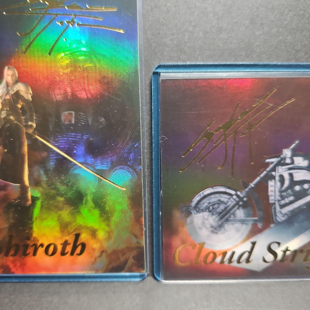 [箔押しサイン] セフィロス・ クラウド・ストライフ (シークレット)