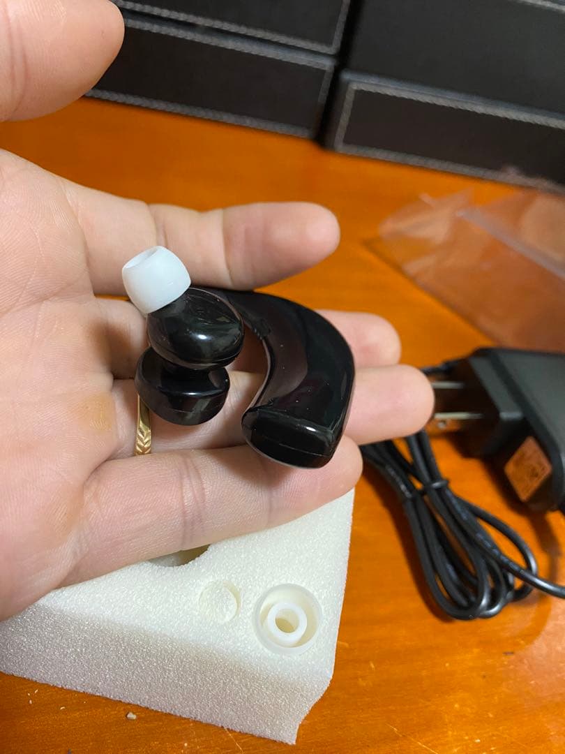 伊吹電子 音声拡聴器 骨伝導耳掛け式 ボン・ボイス 右耳用