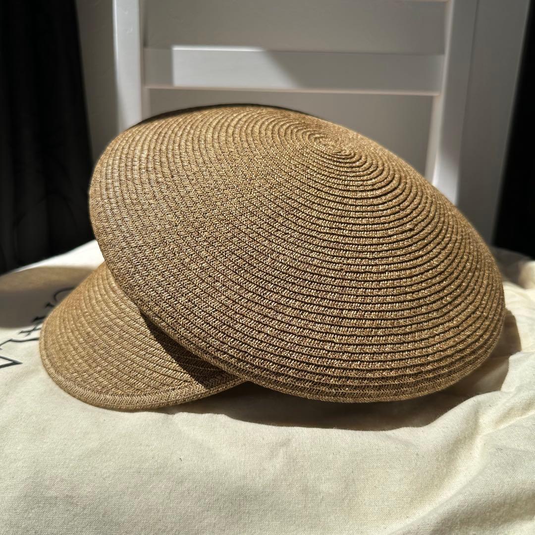 CA4LAカシラキャスケットMAY PB麦わら帽子　春夏