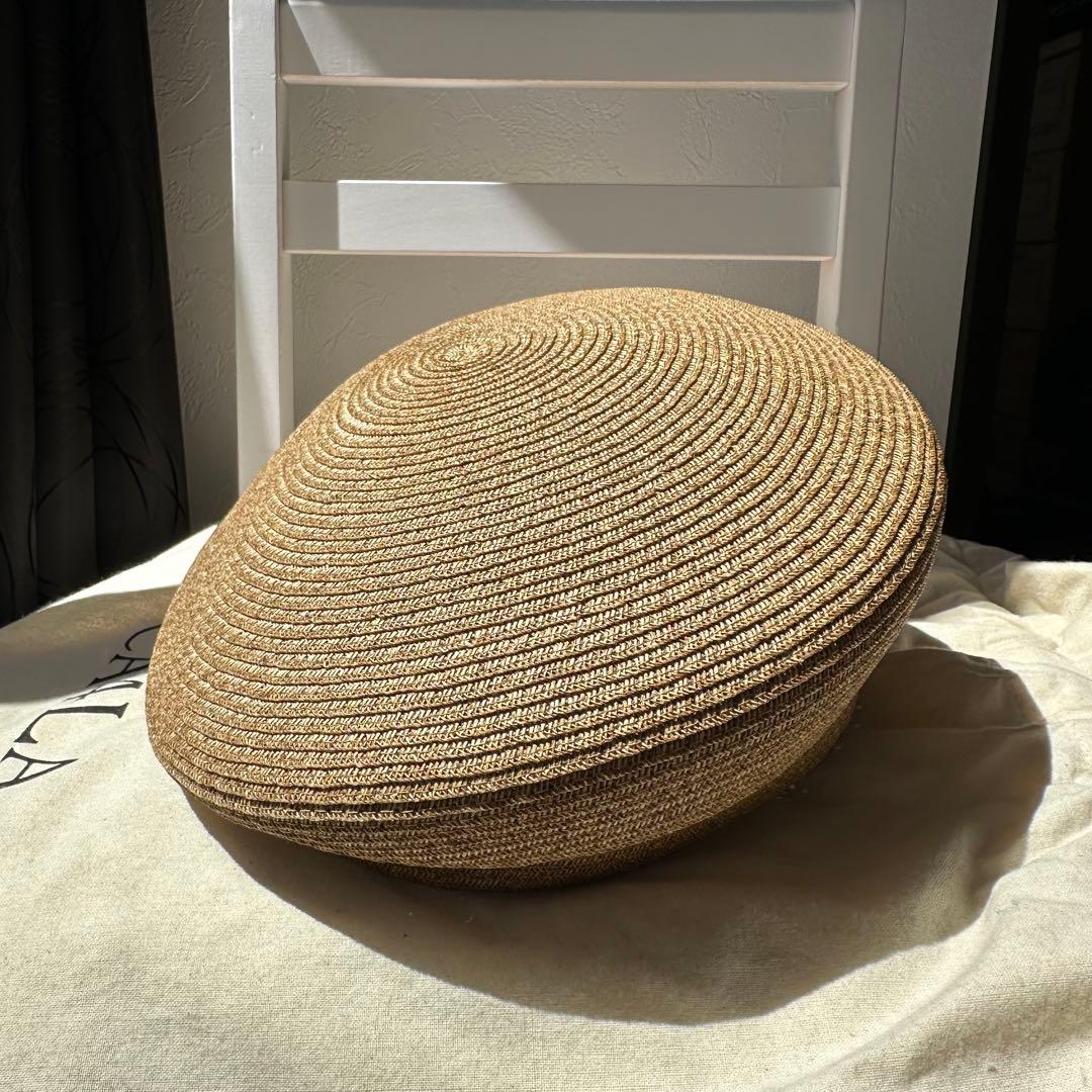 CA4LAカシラキャスケットMAY PB麦わら帽子　春夏