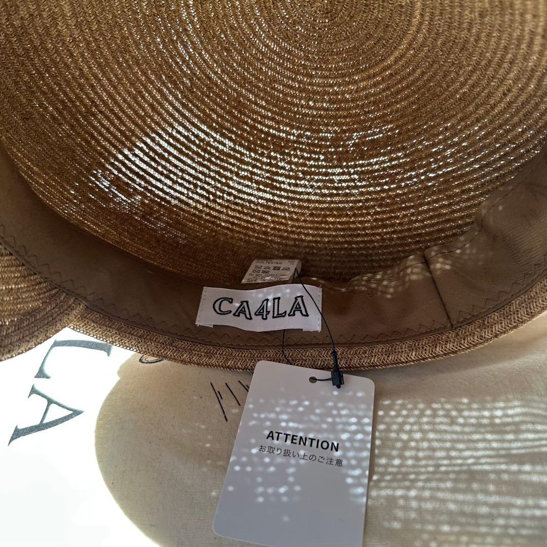 CA4LAカシラキャスケットMAY PB麦わら帽子　春夏