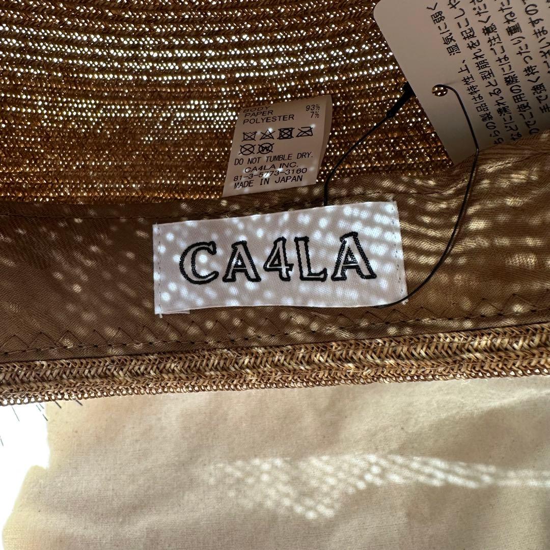 CA4LAカシラキャスケットMAY PB麦わら帽子　春夏