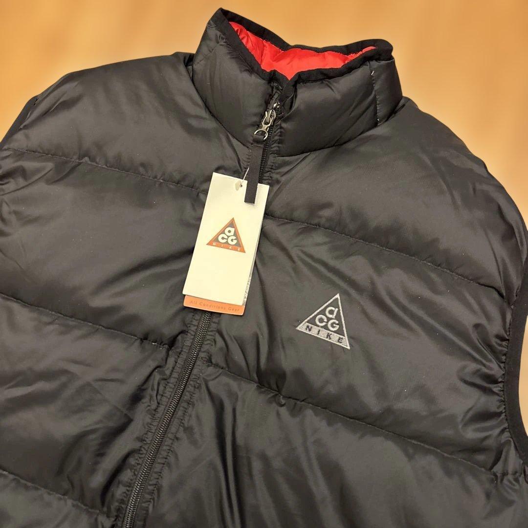 希少NIKE ACGブラック　ダウンベスト　XL 未使用